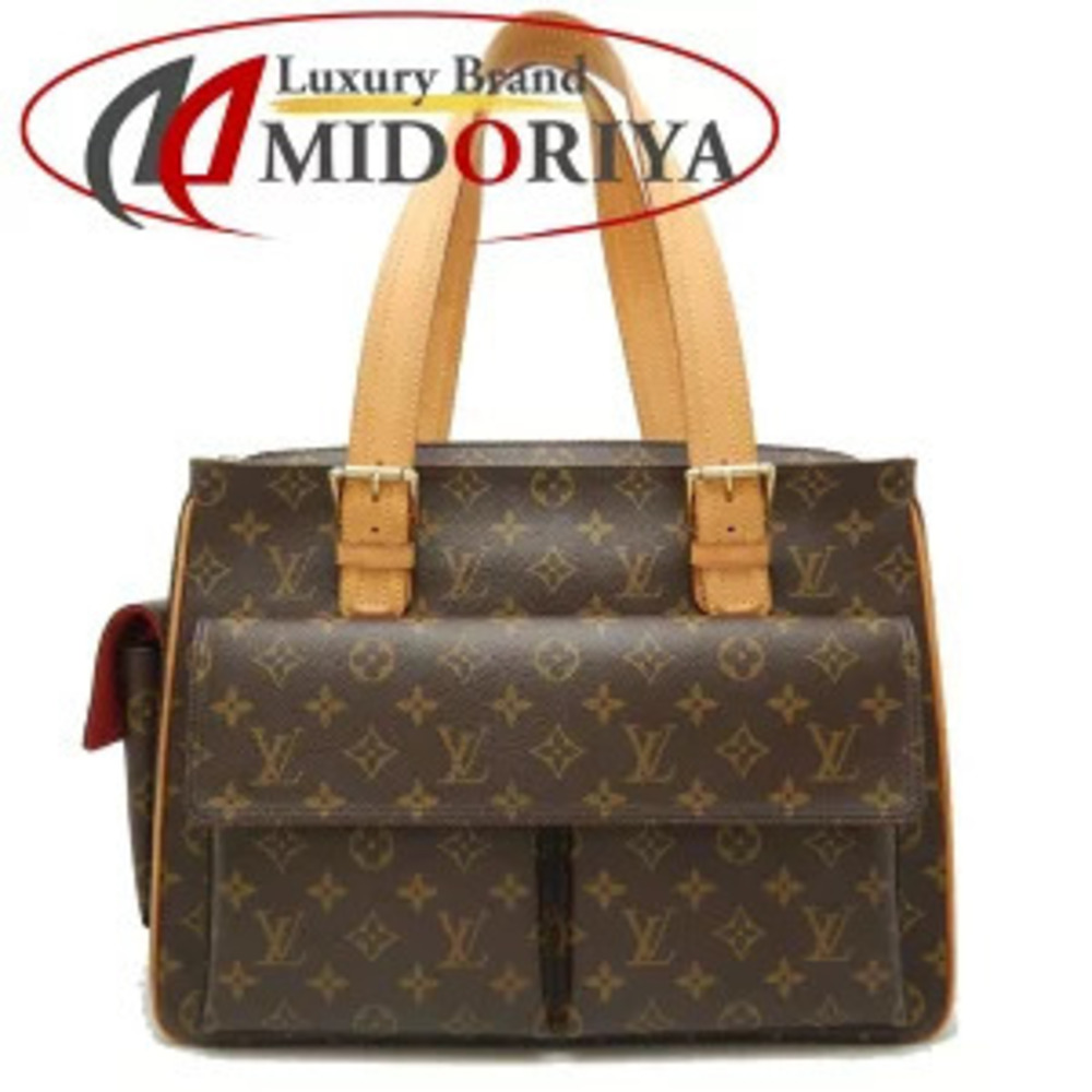 LOUIS VUITTON Monogram Multiplicit Handbag Brown
